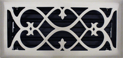 Victorian Brushed Nickel Register
